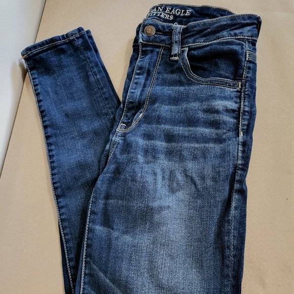 American Eagle Super Hi Rise Jeggings, extra long length - Picture 1 of 2